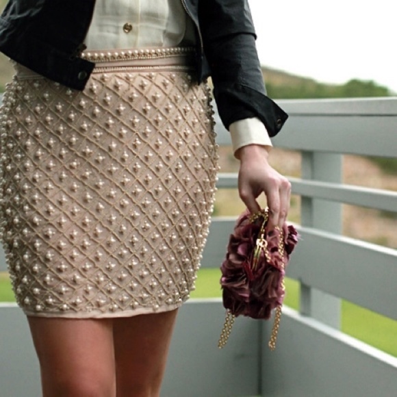 Beaded Pearl Skirt - Picture 4 of 8